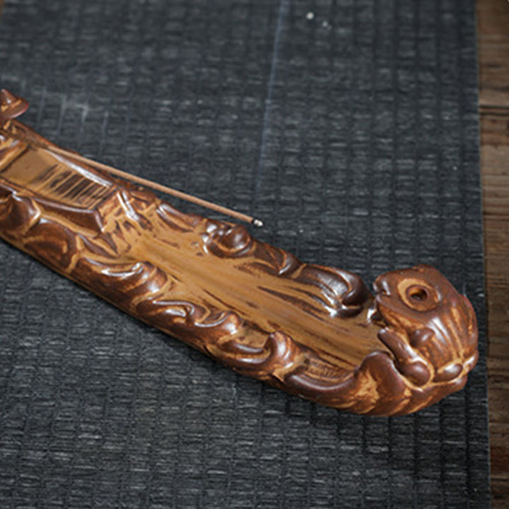 Buddha Stones, mała łódź, cykada, dekoracja domu, kadzielnica - image 4