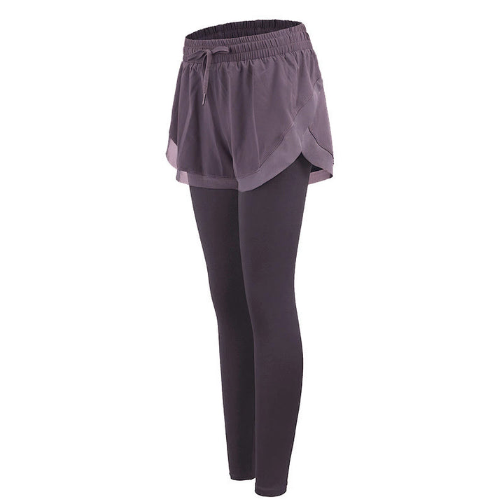 Legginsy sportowe 2 w 1 z Buddha Stones, damskie, do ćwiczeń na świeżym powietrzu, do jogi - Oset - US12, UK/AU16, EU44 (XL) - image 0