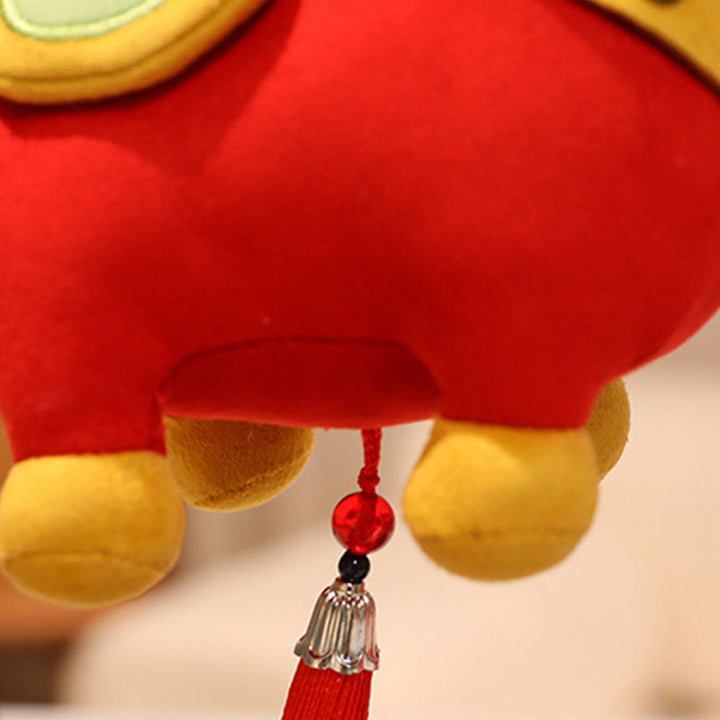 Buddha Stones Rok Konia Wielokolorowy Uroczy Konik Frędzel Lina Dobrobytu Wisząca Dekoracja - image 7