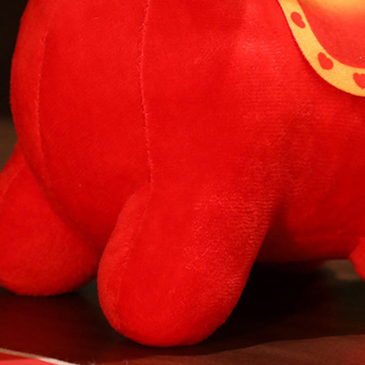 Buddha Stones Rok Konia Słodka Pluszowa Lalka Kucyk Energia Dekoracja Domu - image 3