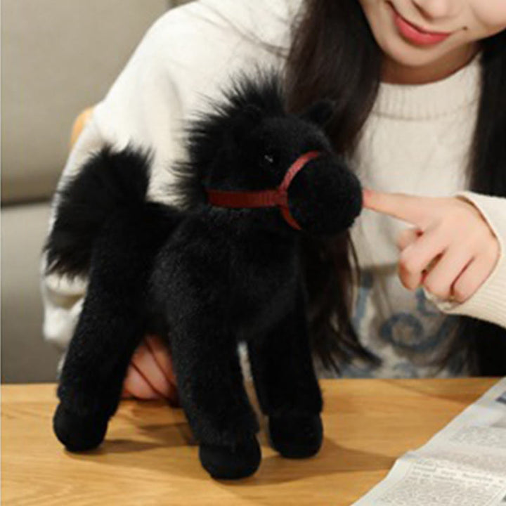 Buddha Stones Rok konia, słodka, jednokolorowa pluszowa lalka kucyk, dekoracja domu Prosperity - image 11