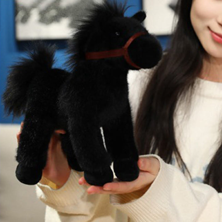 Buddha Stones Rok konia, słodka, jednokolorowa pluszowa lalka kucyk, dekoracja domu Prosperity - image 10