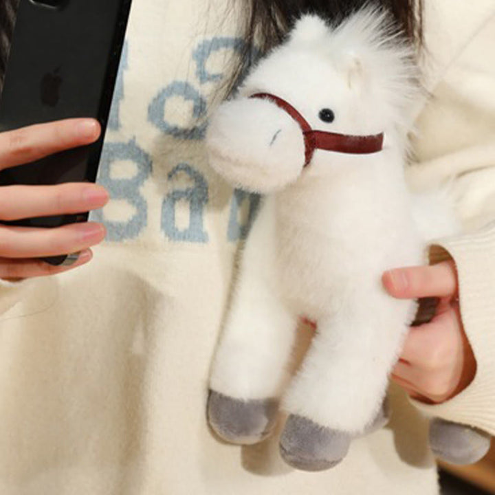 Buddha Stones Rok konia, słodka, jednokolorowa pluszowa lalka kucyk, dekoracja domu Prosperity - image 7