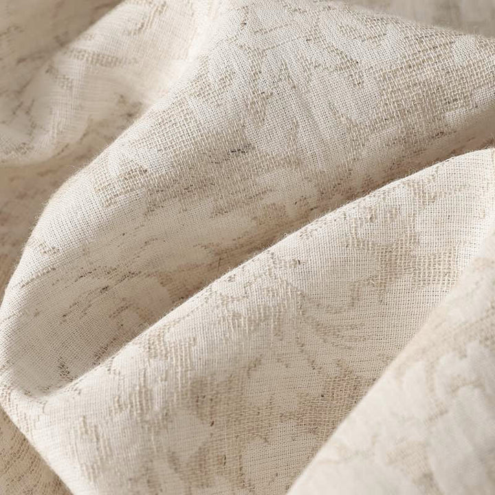 Koszula damska z długim rękawem z bawełny i lnu Buddha Stones z teksturowanym wzorem i żabą - image 6