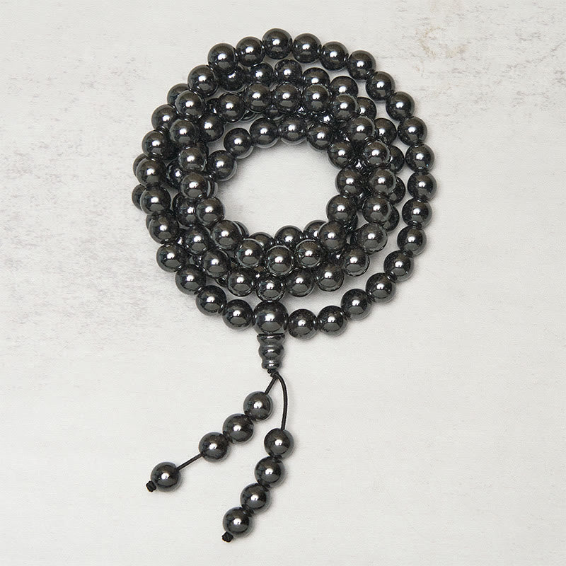 Buddha Stones 108 koralików Terahertz Focus Clarity Mala - image 1