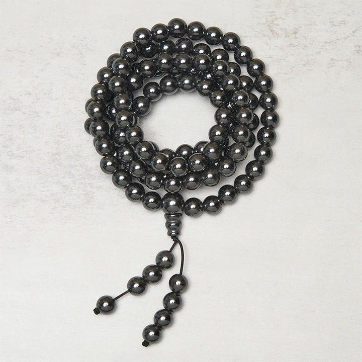 Buddha Stones 108 koralików Terahertz Focus Clarity Mala - image 1