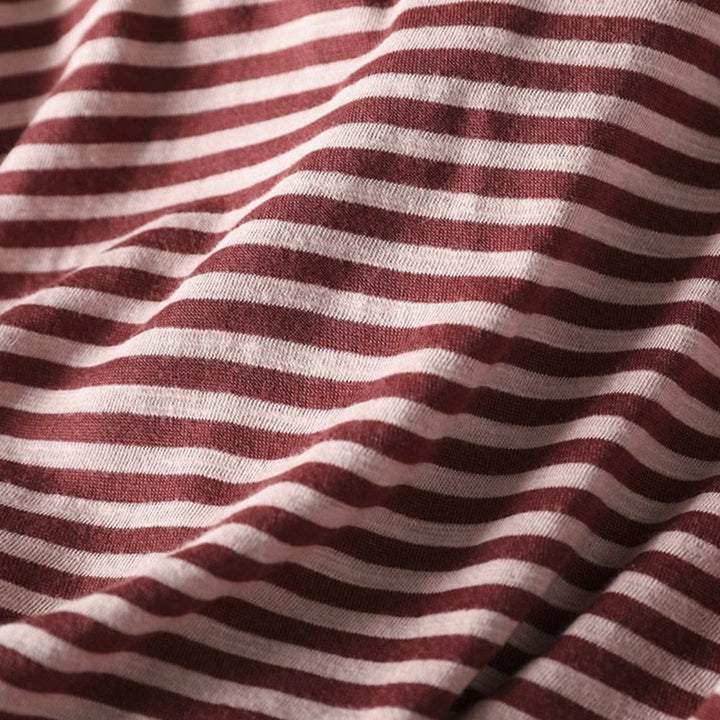 Bluza damska z kapturem z długim rękawem i bawełny z motywem Buddha Stones w paski i wiosenną grafiką - image 11