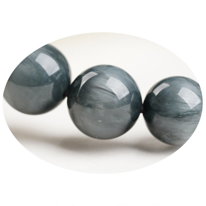 Bransoletka z koralików "Buddha Stones" z kamieniem "Orle Oko" i pozytywnym spokojem - image 12