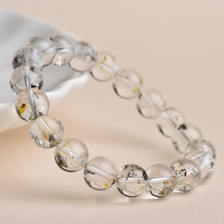 Bransoletka medytacyjna z ochroną diamentową z Buddha Stones Herkimer - image 11