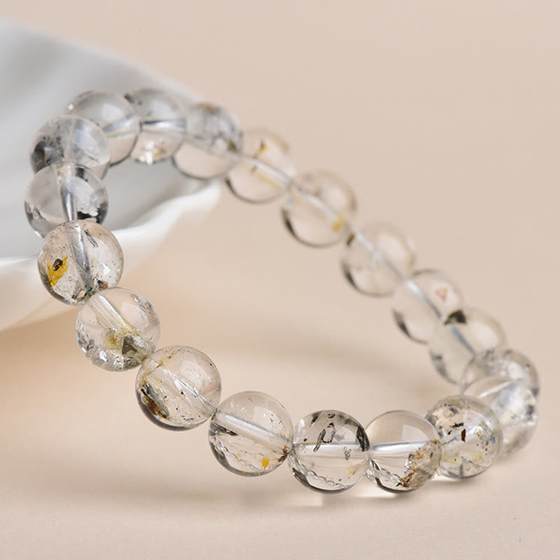 Bransoletka medytacyjna z ochroną diamentową z Buddha Stones Herkimer - image 11