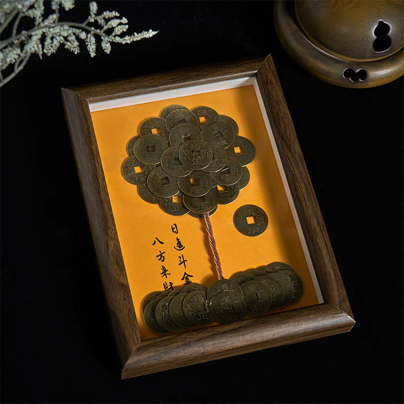 Buddha Stones Pięciu Cesarzy, Drzewo Przyciągają Fortunę, Ochrona Ramki Na Zdjęcia, Ozdoba Wystrój Domu - image 3