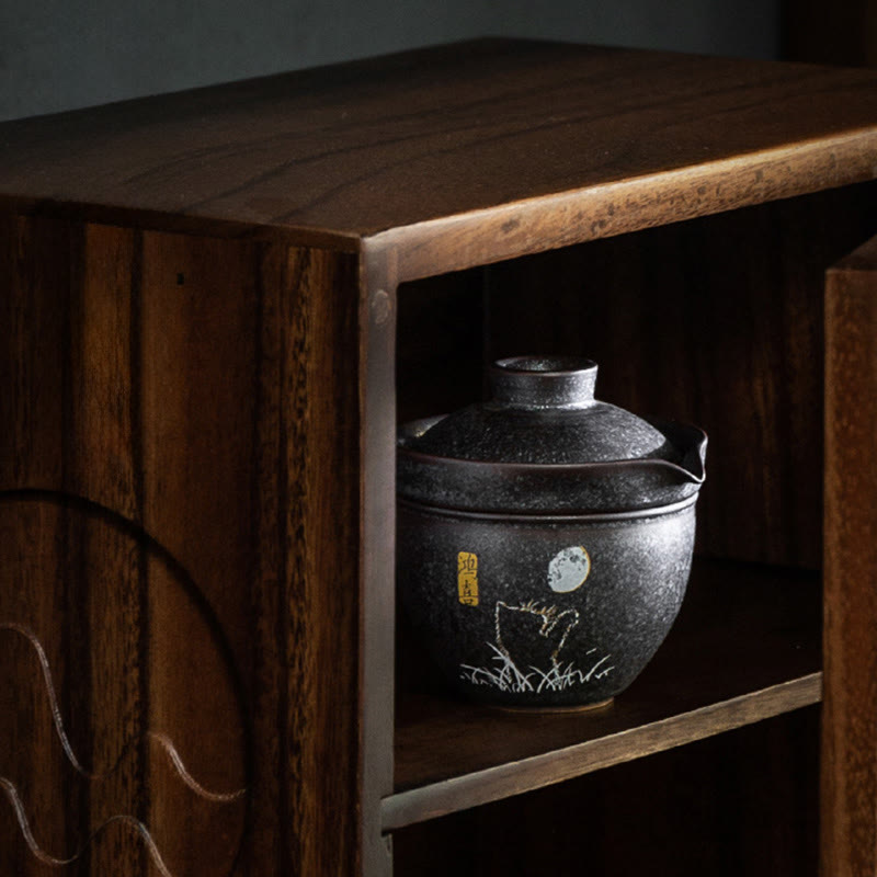 Buddha Stones, słodka filiżanka do herbaty z kotem Kung Fu  - Zestaw szczęścia - image 14