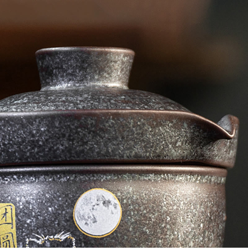 Buddha Stones, słodka filiżanka do herbaty z kotem Kung Fu  - image 9