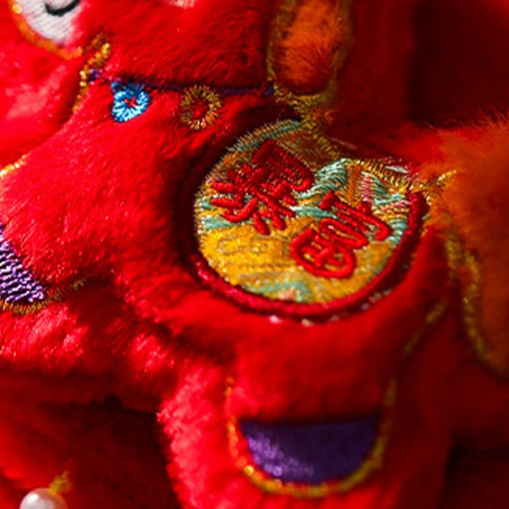 Buddha Stones Rok Konia 2026 Nowy Rok Fu Postać Zdobądź Bogactwo Haft frędzlami Chińska Czerwona Koperta - image 7