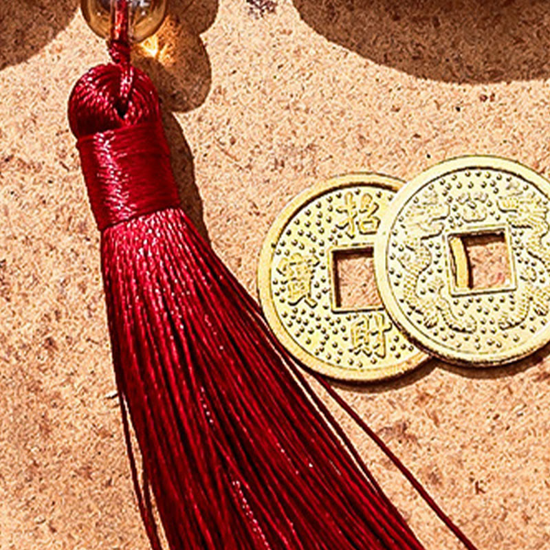 Buddha Stones Rok Konia 2026 Nowy Rok Fu Charakter Haft Chwost Chińska Czerwona Koperta - image 9