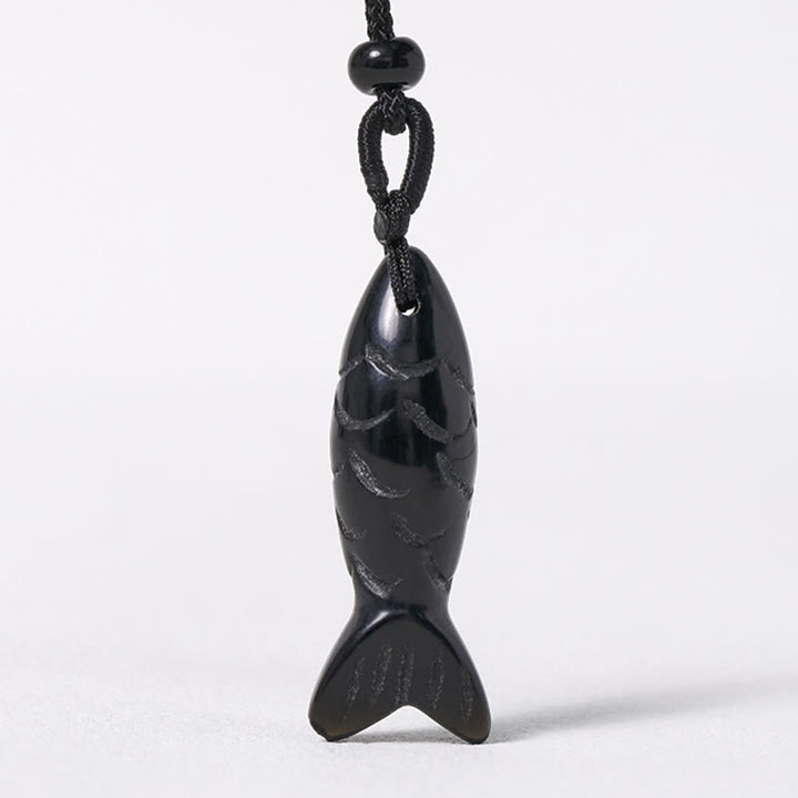 Rzeźba z Buddha Stones z rybą Koi w kolorze różowym, indyjskim agatem i ametystem, naszyjnik z wisiorkiem, symbolizujący ciepło i dobrobyt - image 64