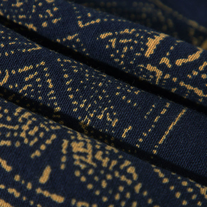 Buddha Stones, geometryczne, kwiatowe paski, motyle, atrament, kurtka męska, kimono bawełniane, z otwartym przodem i krótkim rękawem - image 8