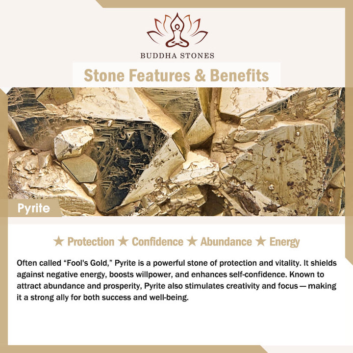 Bransoletka z Buddha Stones, cytrynem, zielonym awenturynem i pirytem, ​​z liną sukcesu - image 9