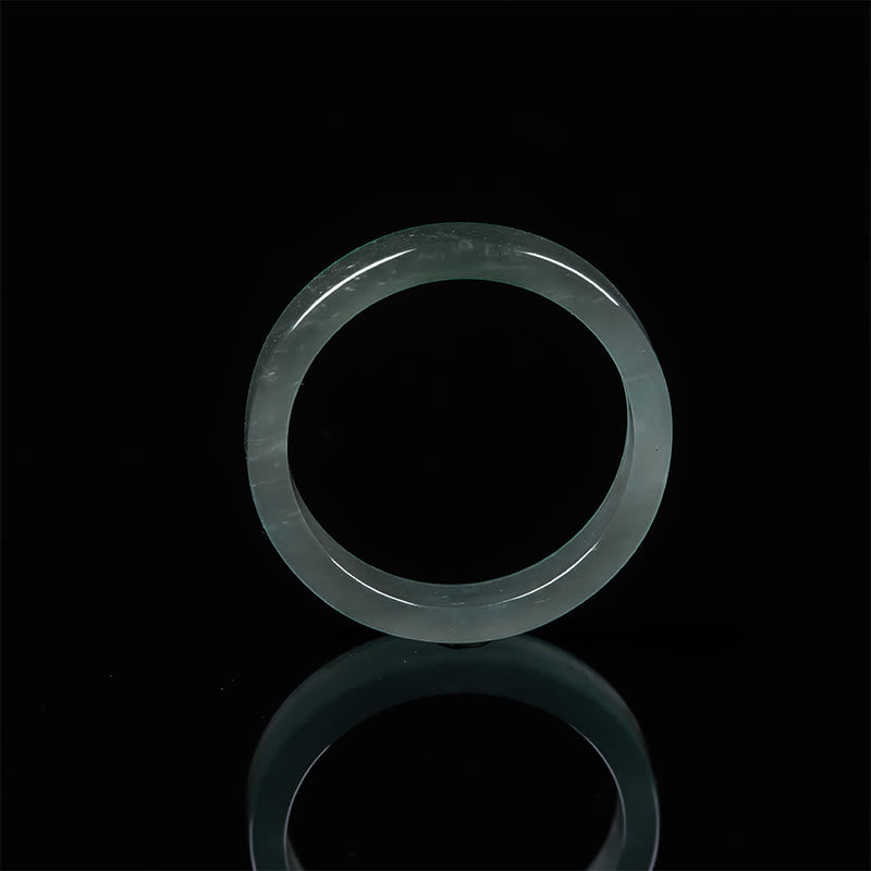 Buddha Stones Pierścionek Jade Abundance Prosperity w wielu rozmiarach - image 1