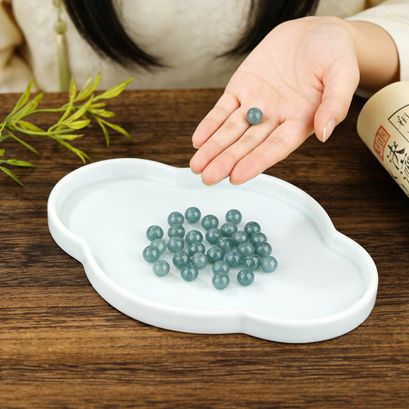 Buddha Stones Bransoletka z jadeitu, dobrobytu i obfitości z roku konia - image 10