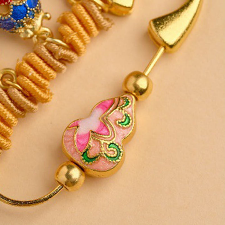 Buddha Stones Rok Konia Fu Postać Lotos Przyciąga Szczęście Ruyi Uchwyt Klamra Pokoju Broszka Szczęścia - image 6