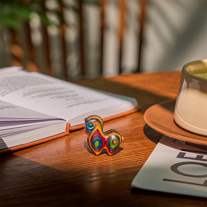 Buddha Stones Rok Konia Rzeźbiony Koń Tang Tęczowy Eukaliptus Kreatywna Dekoracja Biurka - image 3