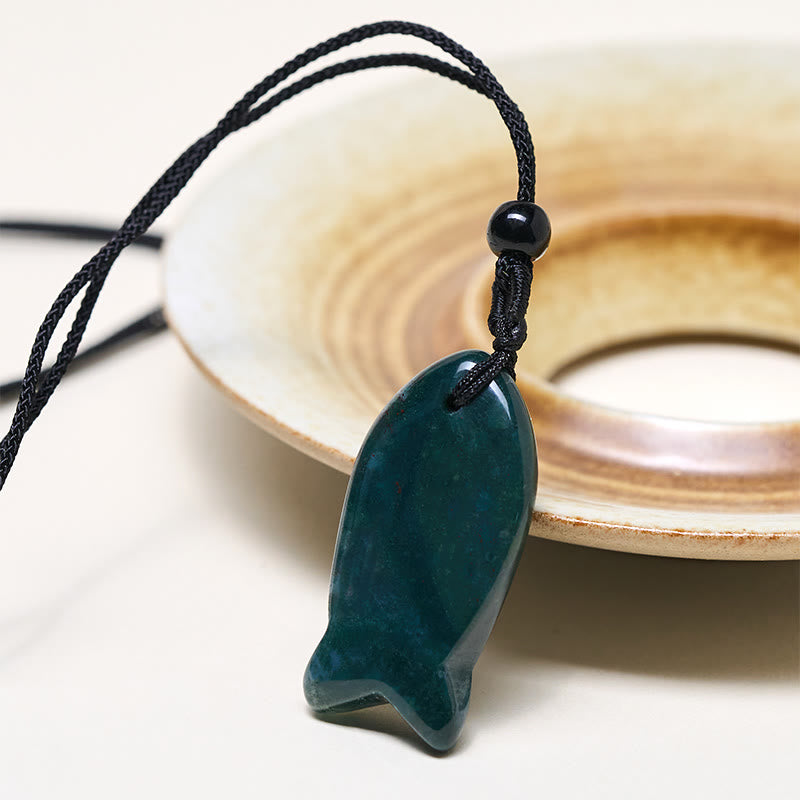 Buddha Stones, Ryba Koi, Różowy Kryształ, Agat Indyjski, Ametyst, Topaz, Czerwony Jaspis, Naszyjnik, Wisiorek, Ciepło Sukcesu - image 8