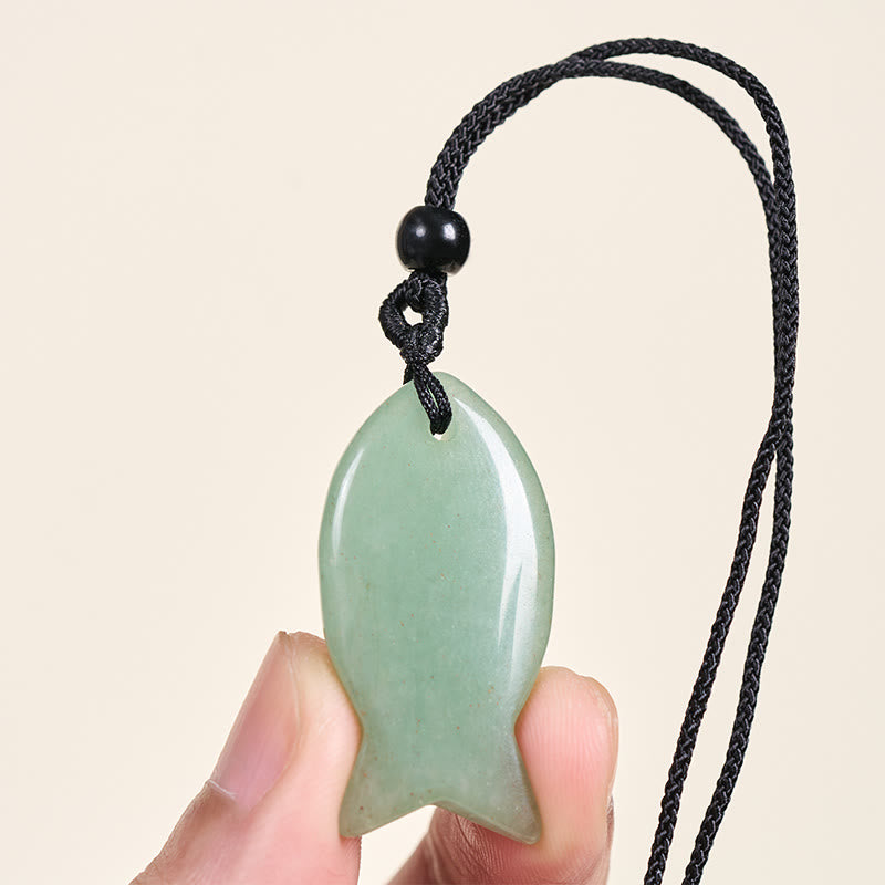 Buddha Stones, Ryba Koi, Różowy Kryształ, Agat Indyjski, Ametyst, Topaz, Czerwony Jaspis, Naszyjnik, Wisiorek, Ciepło Sukcesu - image 44