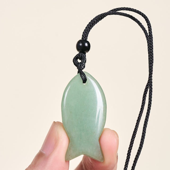 Buddha Stones, Ryba Koi, Różowy Kryształ, Agat Indyjski, Ametyst, Topaz, Czerwony Jaspis, Naszyjnik, Wisiorek, Ciepło Sukcesu - image 44