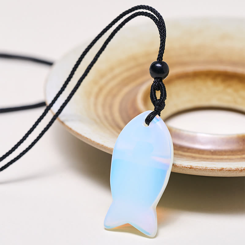 Buddha Stones, Ryba Koi, Różowy Kryształ, Agat Indyjski, Ametyst, Topaz, Czerwony Jaspis, Naszyjnik, Wisiorek, Ciepło Sukcesu - image 57