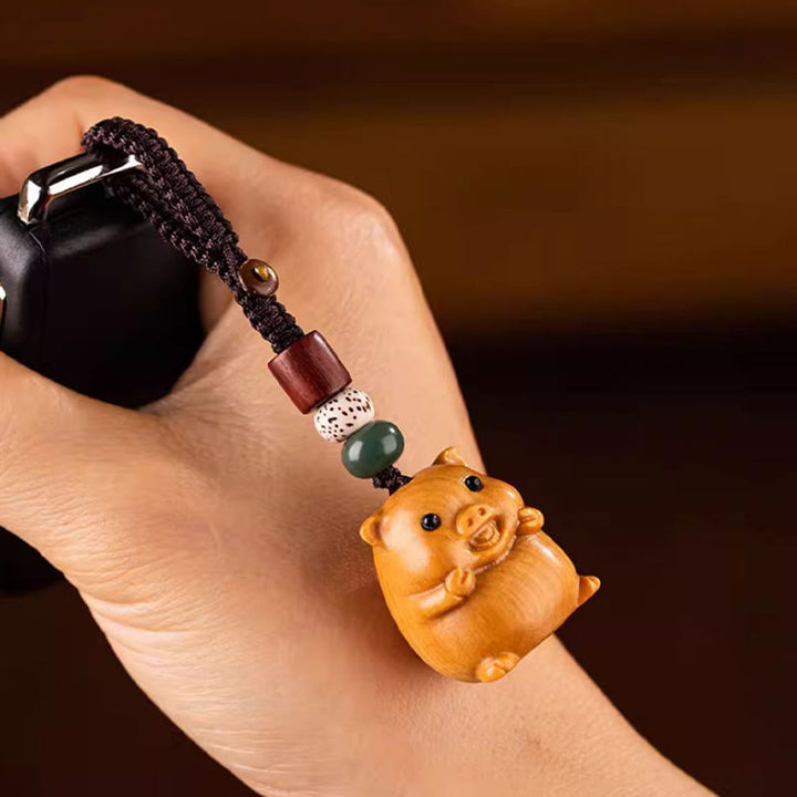 Buddha Stones Rok Konia, Czerwony Sandałowiec, Gwiazda Księżyc, Brelok z Błogosławieństwem Nasiona Bodhi - image 45