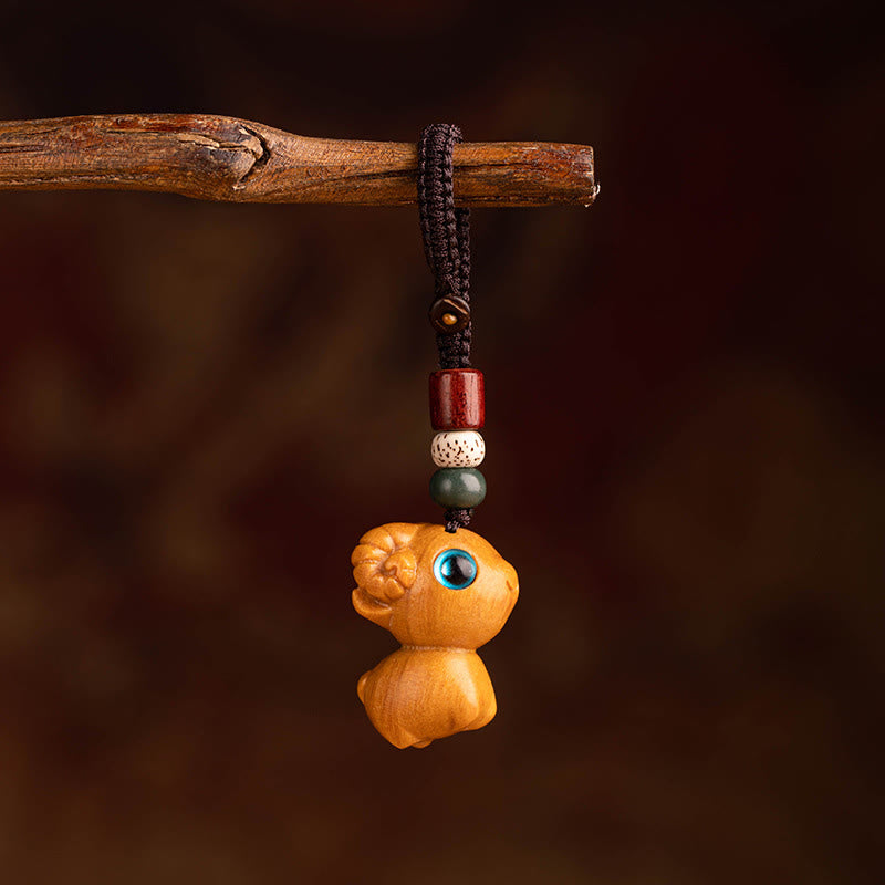 Buddha Stones Rok Konia, Czerwony Sandałowiec, Gwiazda Księżyc, Brelok z Błogosławieństwem Nasiona Bodhi - Czerwone drzewo sandałowe, gwiazda księżyca, nasiona bodhi kozy - image 32