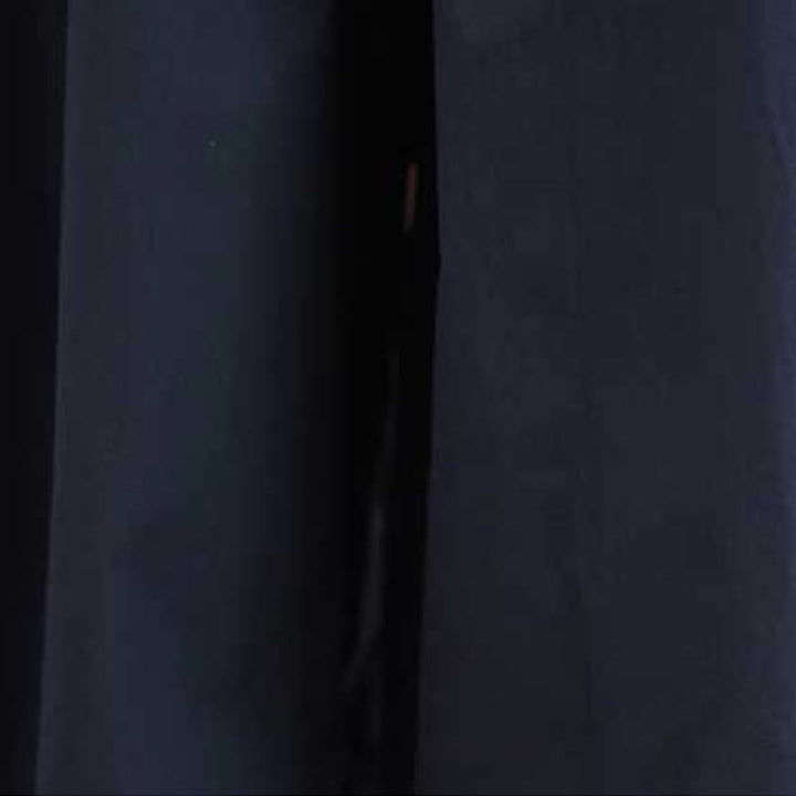 Buddha Stones Ciemnoniebieskie, proste, sznurowane spodnie damskie z szerokimi nogawkami i elastyczną talią oraz kieszeniami - image 12