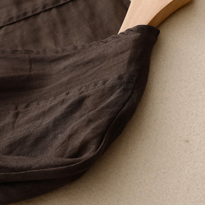 Buddha Stones Letnie, proste, długie rękawy, sznurowane, damskie kimono z otwartym przodem - image 14