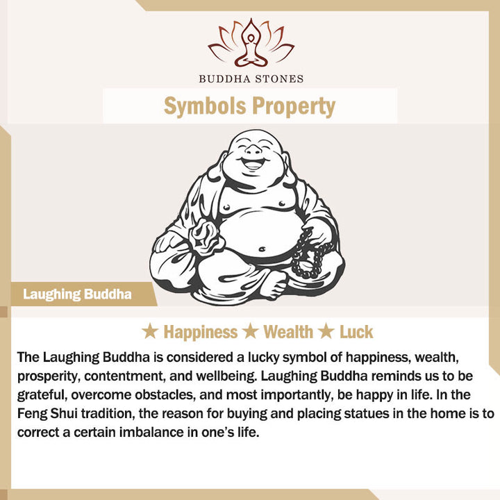 Buddha Stones Naszyjnik z jadeitu z wisiorkiem "Śmiejący się Budda" - image 6