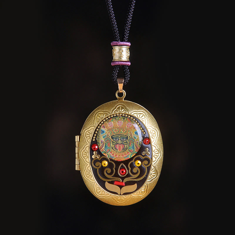 Buddha Stones Miedziany naszyjnik Kwan Yin Avalokitesvara Zakiram bogactwo - Lina Zakiram (długość naszyjnika: 72 cm) - image 27