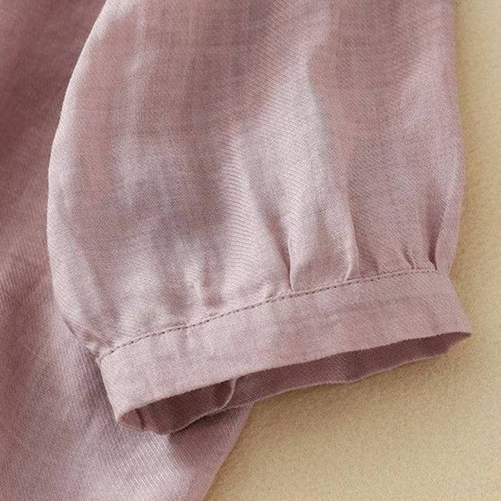 Buddha Stones Koszula damska z okrągłym dekoltem i guzikami, z rękawem trzy czwarte - image 14