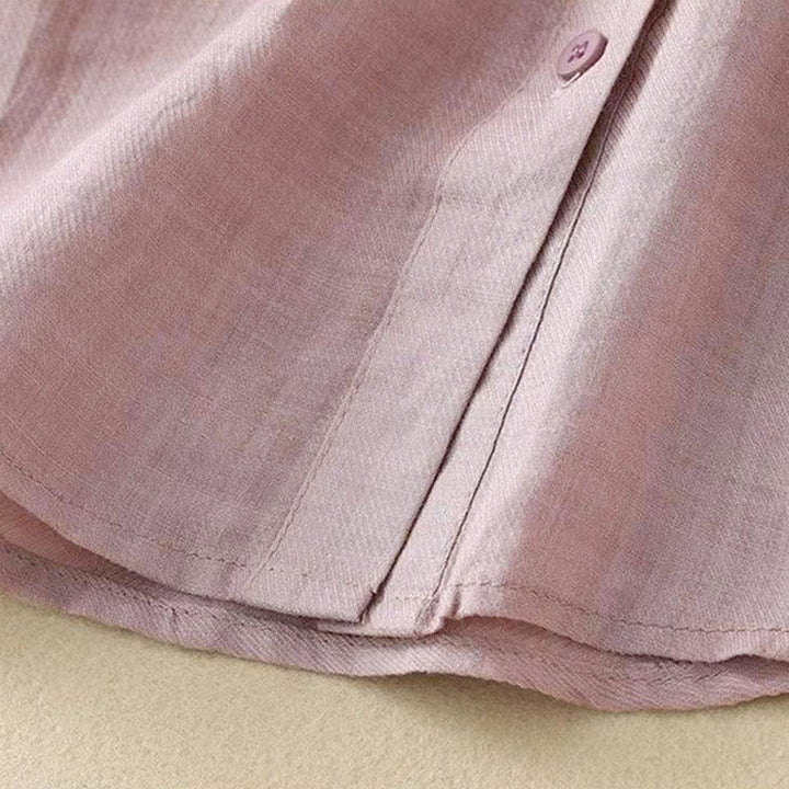 Buddha Stones Koszula damska z okrągłym dekoltem i guzikami, z rękawem trzy czwarte - image 13