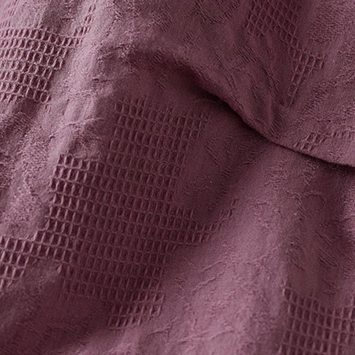 Buddha Stones Luźna damska bawełniana koszulka z klapami i kwiatowym wzorem - image 5