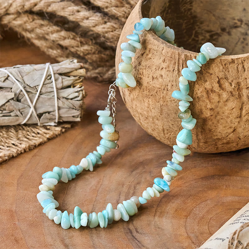 Naszyjnik z naturalnego kryształu Buddha Stones przynoszący szczęście - image 3