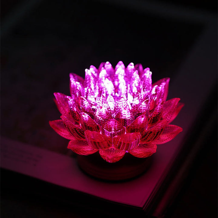 Buddha Stones Lotus Liuli Szkło Miedź Mosiądz Nowy Początek Dekoracja Domu - image 46