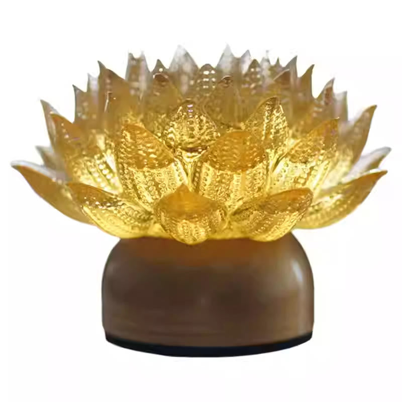 Buddha Stones Lotus Liuli Szkło Miedź Mosiądz Nowy Początek Dekoracja Domu - image 23