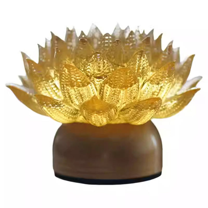 Buddha Stones Lotus Liuli Szkło Miedź Mosiądz Nowy Początek Dekoracja Domu - image 23