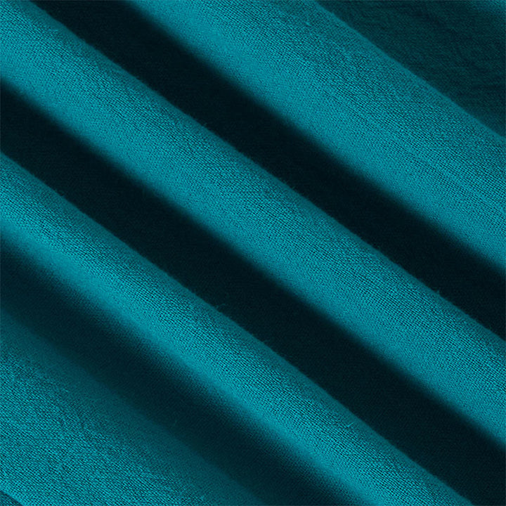 Spodnie damskie z szerokimi nogawkami i kieszeniami w gładkie, boho paski z motywem Buddha Stones - image 4