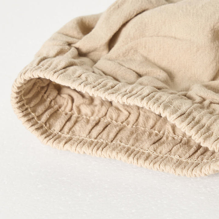 Spodnie damskie z szerokimi nogawkami i kieszeniami w gładkie, boho paski z motywem Buddha Stones - image 8