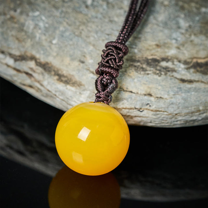 Buddha Stones Naszyjnik z ametystem, żółtym agatem, różnokolorowym kryształem agatu i lazurytem, ​​wisiorem z balansem i lapis lazuli - image 4