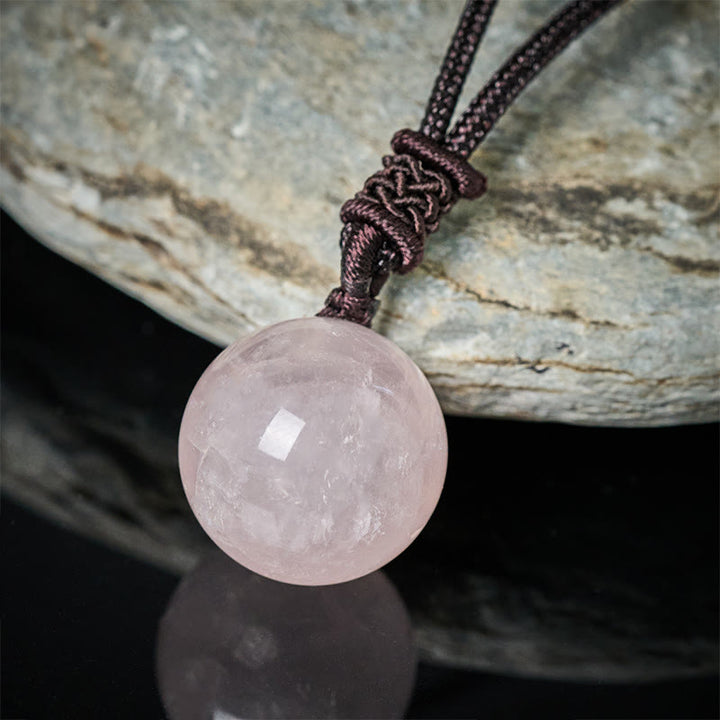 Buddha Stones Naszyjnik z ametystem, żółtym agatem, różnokolorowym kryształem agatu i lazurytem, ​​wisiorem z balansem i lapis lazuli - image 20