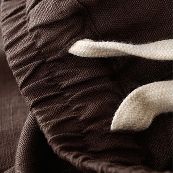 Buddha Stones Letnie, proste, elastyczne spodnie damskie z mankietami w dwóch kolorach, skrócone, zwężane, z kieszeniami - image 14