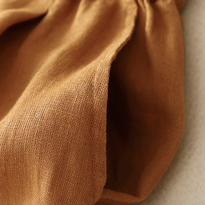 Buddha Stones Letnie, proste, elastyczne spodnie damskie z mankietami w dwóch kolorach, skrócone, zwężane, z kieszeniami - image 22