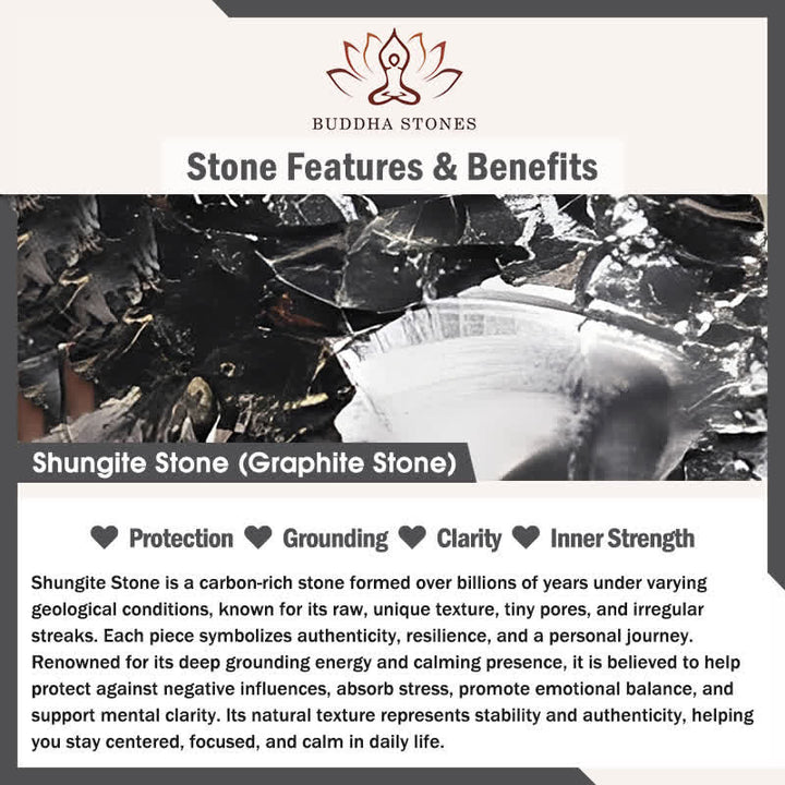Naszyjnik z Buddha Stones w kształcie koła, prosty design, autentyczny wisiorek z kamieniem szungitowym - image 5